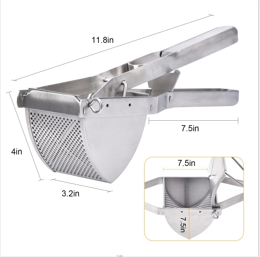 Potato Ricer Triangle Stainless Steel Potato Masher (MOQ 10 Sets)