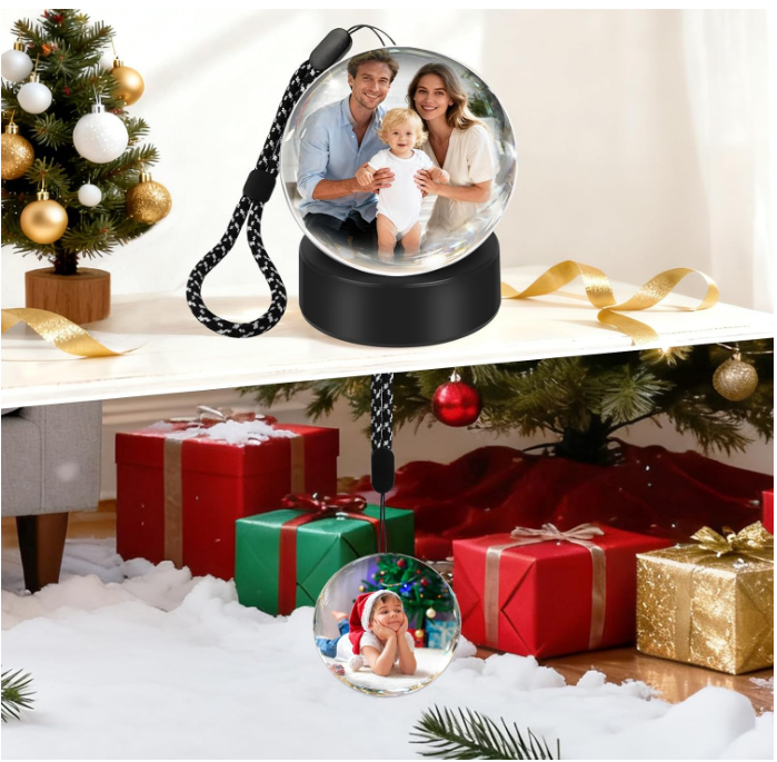 Crystal Memory Sphere Video Orb with Lanyard, Rechargeable(10 Pack)