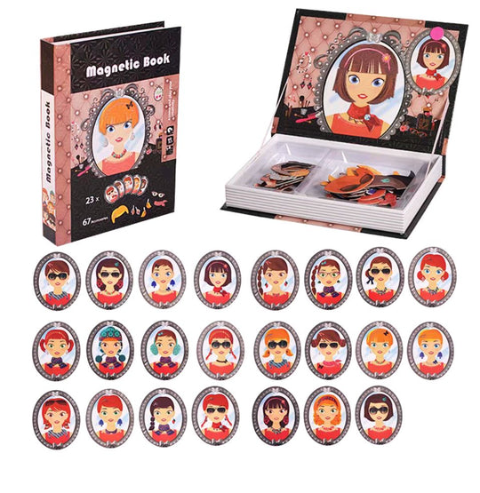 Magnetic Game Teaches Fine Motor Skills and Imagination - Suitable for Ages 3 and Up