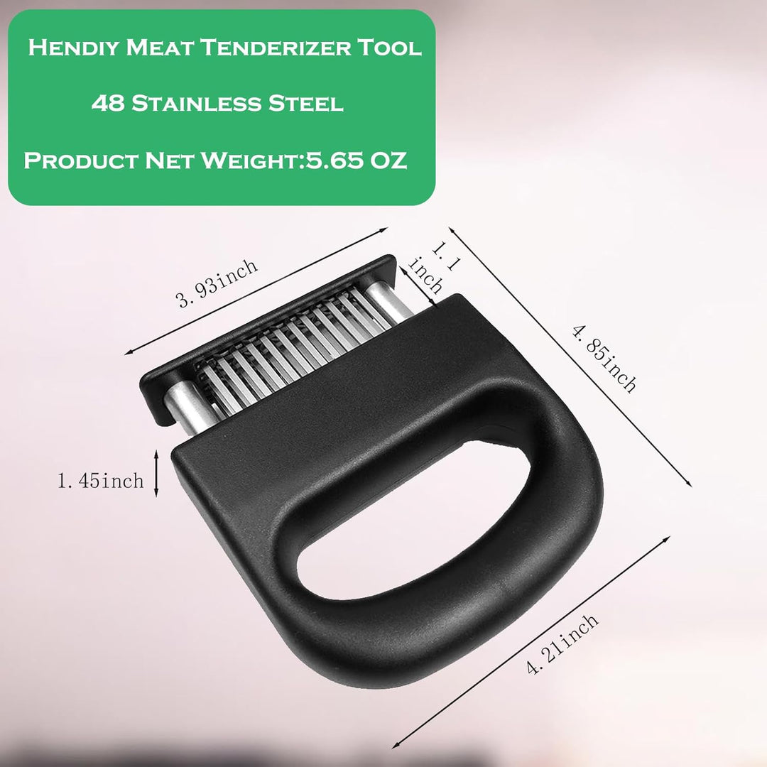 Meat Tenderizer Tool with 48 Stainless Steel Needle Blades