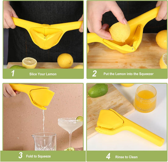 Lemon Lime Squeezer Hand Juicer Lemon Squeezer Max Extraction