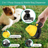Pet Poop Picker Plastic Folding Pet Pooper Scooper With Bags