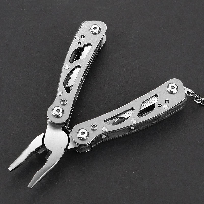 Multi-Purpose Knife Pliers Stainless Steel Folding Tool with Carbon Steel (10 Pack)