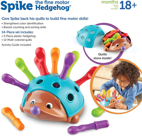 Spike The Fine Motor Hedgehog - Toddler Learning Toys, Fine Motor and Sensory