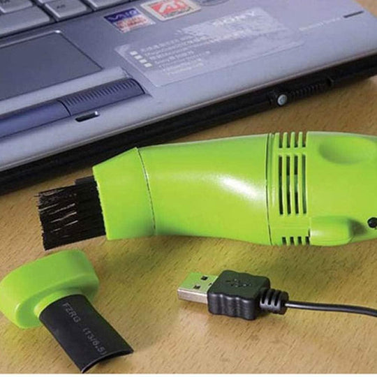 Miniature USB Cleaner with Smooth Dust Brush Suction Holes