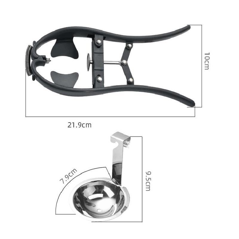 Family Use Egg Cracker Stainless Steel Opener Tool