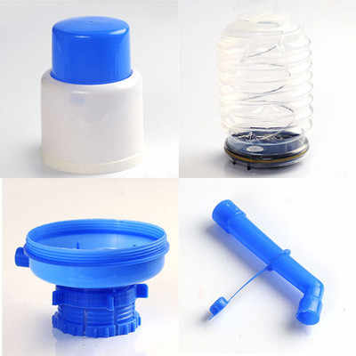 Hand Press Large Bottle Dispenser Mini Portable Plastic 19litter 20L Litre 5 Gallon Desktop Blue