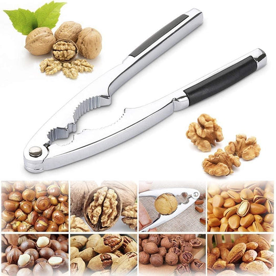 Nut Cracker for All Nuts Kitchen Gadgets Tool Sheller Walnut Opener Plier Alloy Opener Nutcracker Seafood Pistachio Cuter Kitchen Accessories(10 Pack)