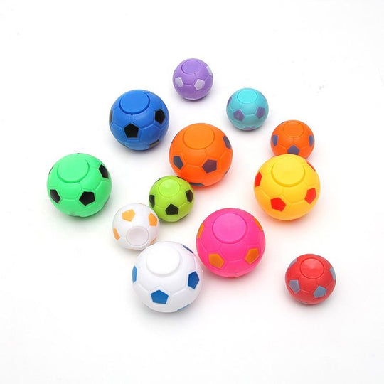 Fidget Spinner Balls Fidget Toys Mini Soccer Ball toy Plastic Football Hand Spinners Balls Toys(10 Pack)