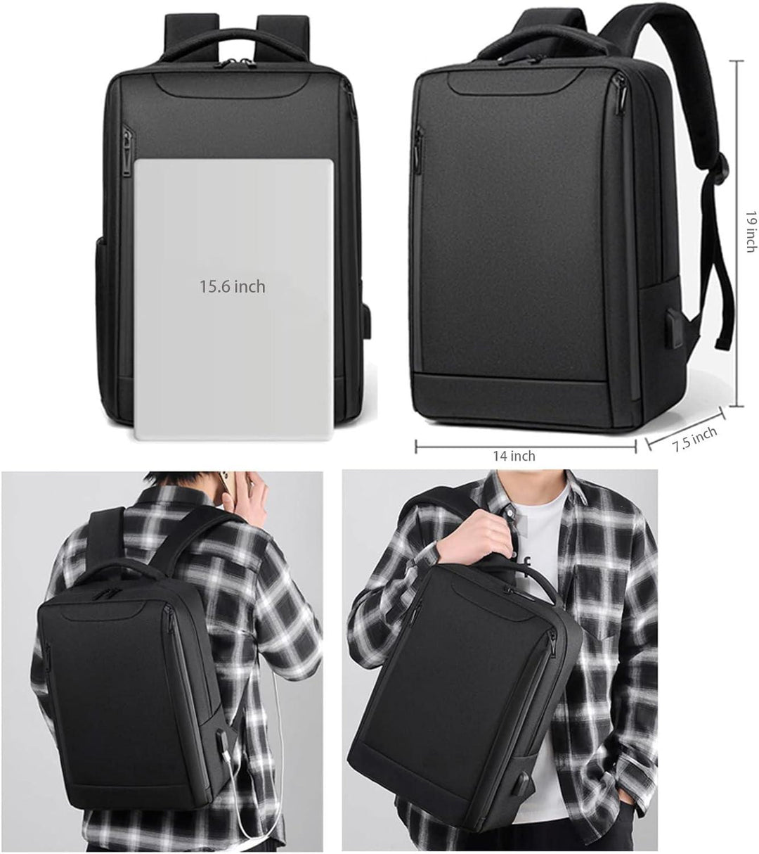 Luxury mens waterproof business Computer usb school backpack bags