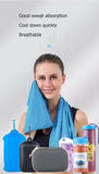 Yoga Towel Basketball Towel with Silicone Storage Bag,Camping Hiking Towels