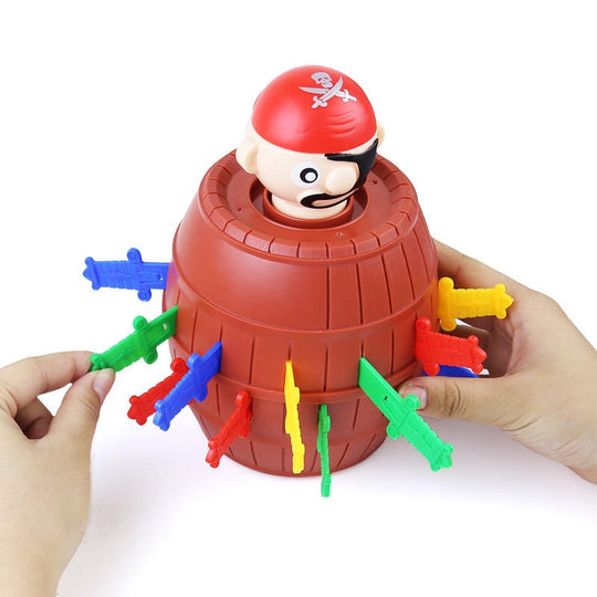 Pirate Barrel Game Pirate Funny Barrel Novelty Toy Bucket Lucky