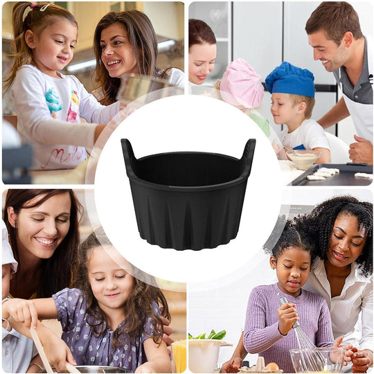 Silicone Air Fryer Egg Mold, Reusable Nonstick Air Fryer Egg Poacher, Silicone Cupcake Baking Cups, Silicone Ramekins for Air Fryer Accessories