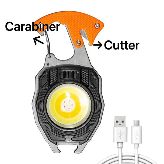 High Quality Pocket Flashlight Keychain, COB & LED Work Light