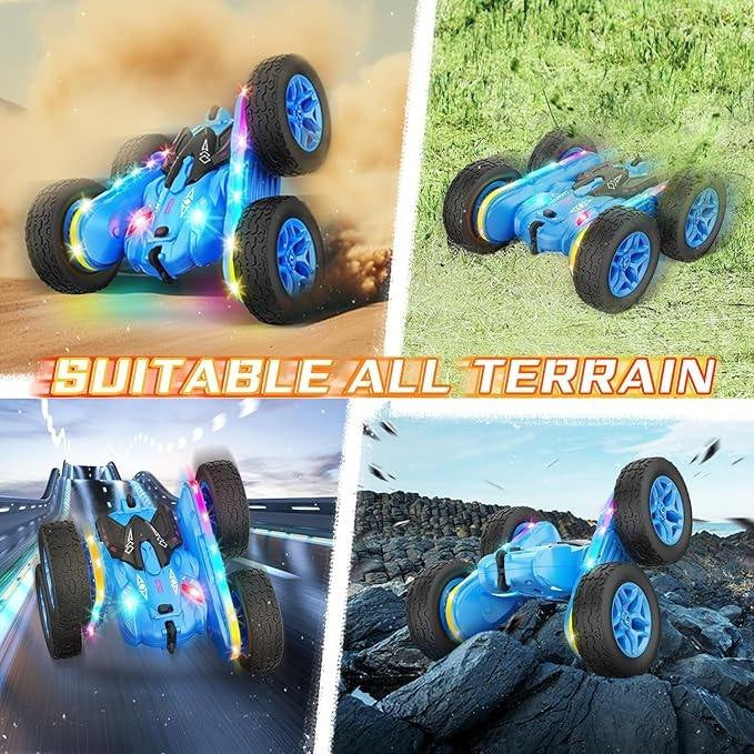 Double-Sided 360° Rotating 4WD Remote Control Car Rc Cars Stunt Toys Gift