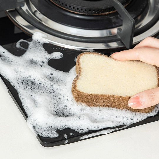 Bread-shape Sandwich cleaning sponge Washable for kitchen Dish washing sponge