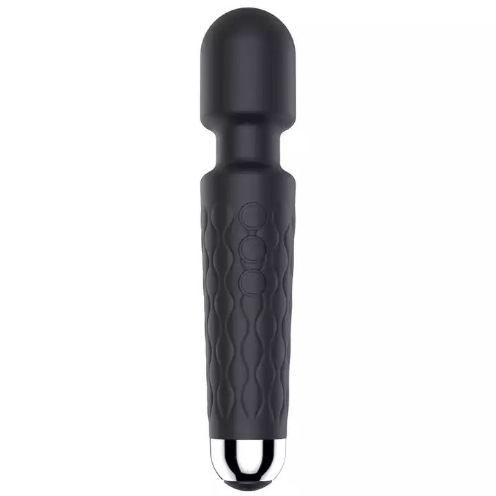 20 Speed Waterproof Wand Vibrator Women Sex Toy & Silicone Butt Plugs