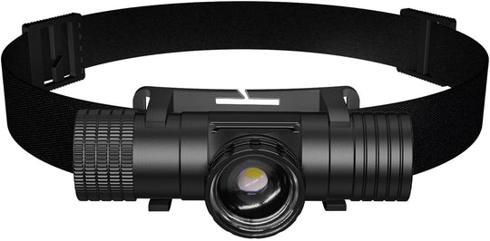 Adjustable Focus IPX6 Waterproof, 6 Modes Suitable for Adults and Children Head Lamp