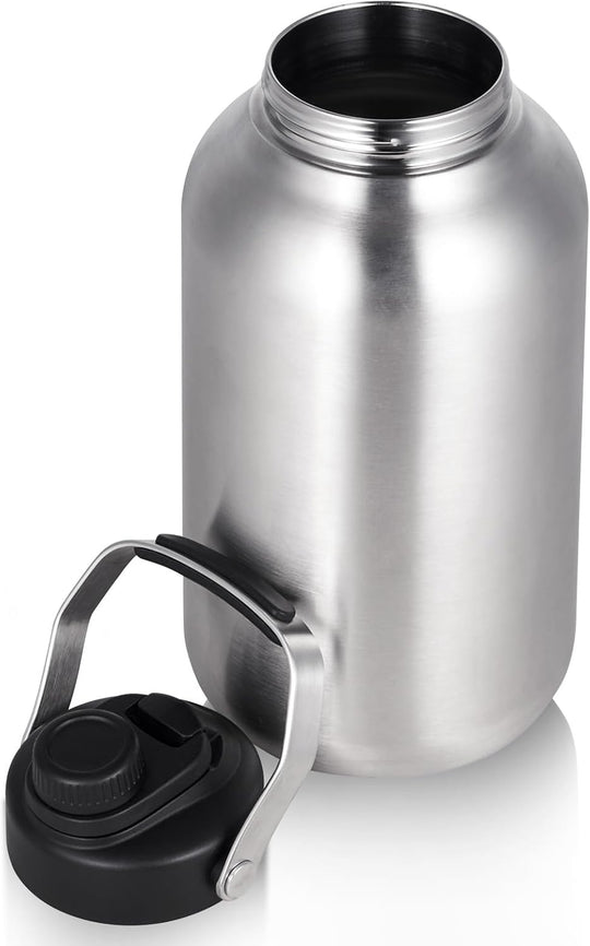 Stainless Steel 1 Gal Insulated Water Bottle For Hot & Cold Drinks