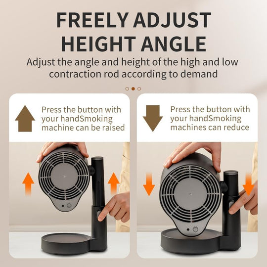 Quiet Flow Portable Range Hood Adjustable Height, Washable Filter | Perfect for Apartments, RVs & Small Kitchens (MOQ 10 Sets)
