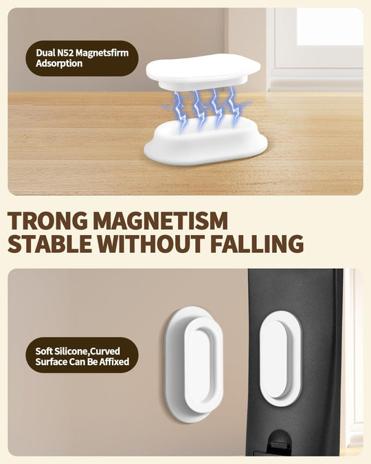 Silicone Magnetic Remote Holder – Wall-Mounted Organizer for TV, Fan & Air Conditioner Remotes