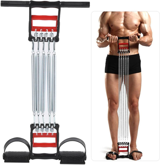 3 in 1 Chest Clip Muscle Pedal Spring Chest Expander , Pedal Puller (MOQ 10 Sets)