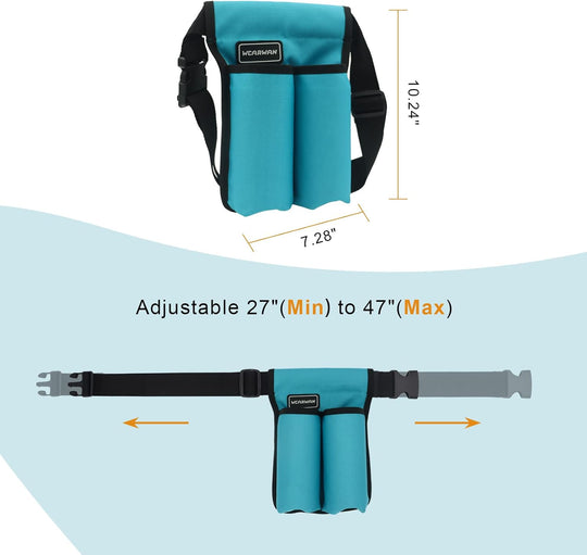 Adjustable Waterproof Polyester Massage Bottle Holster Oil Belt Bag