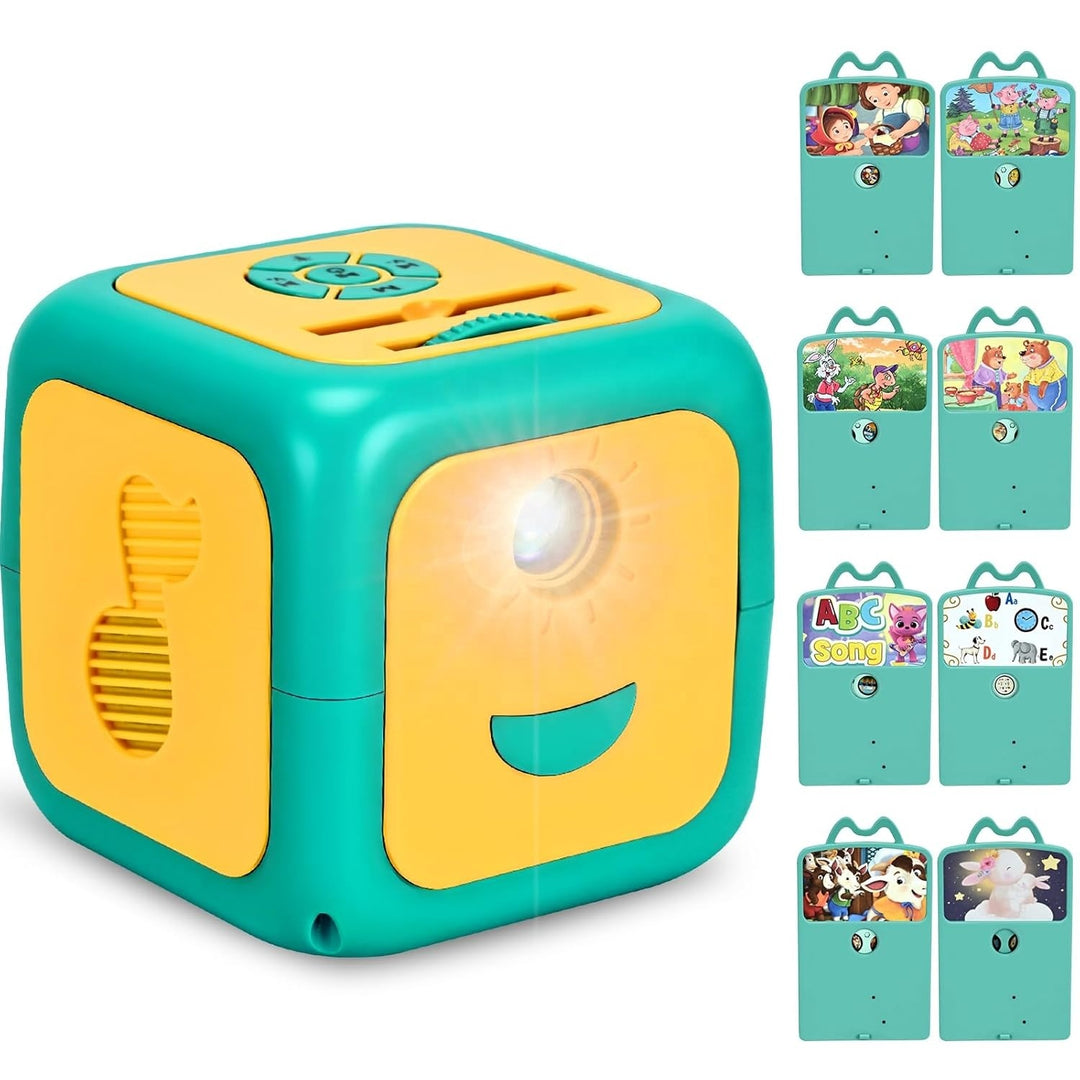 VIGOR Kids Story Projector cube with 8 story and music discs for toddlers