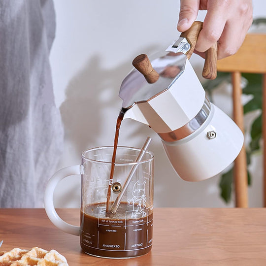 Classic Italian Style Moka Pot Single Valve Small Metal Coffee Maker