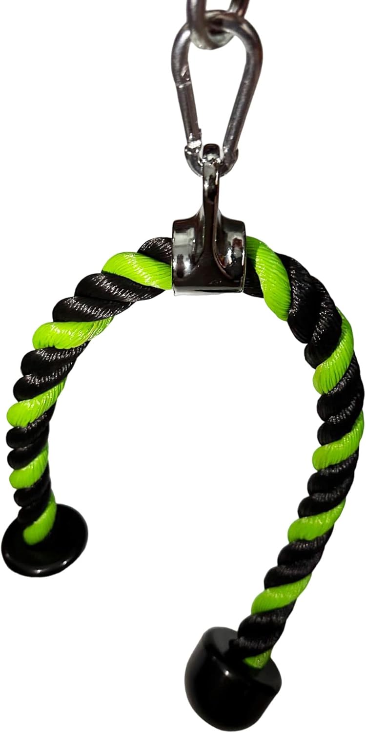 Tricep Rope For Pulley System Attachment, LAT Pull Down, Weight Fitness With Pulldown Grips (MOQ 10 pcs)