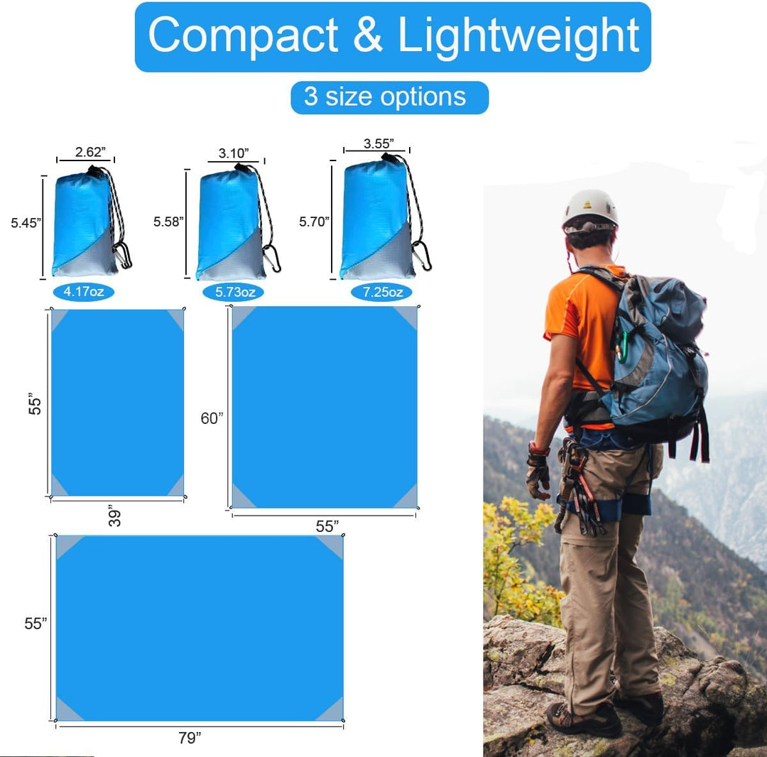 Foldable Lightweight Beach Mat Waterproof Picnic Sleeping Mat (MOQ 10 Sets)