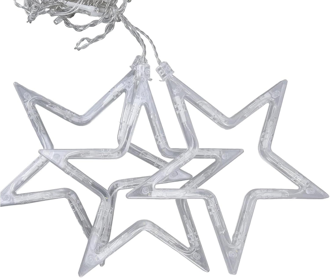 ✨ VIGOR Moon & Star LED Curtain Lights – Enchanting Fairy String Lights