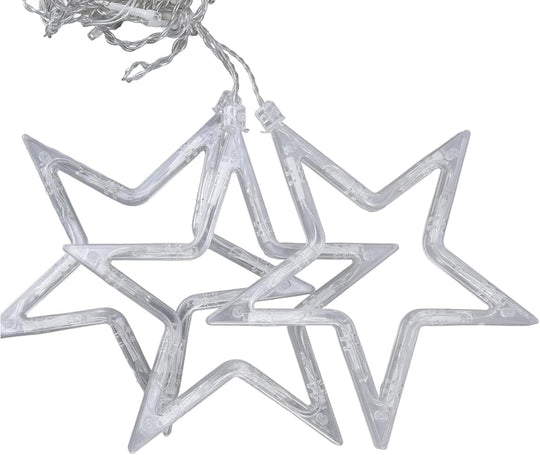✨ VIGOR Moon & Star LED Curtain Lights – Enchanting Fairy String Lights