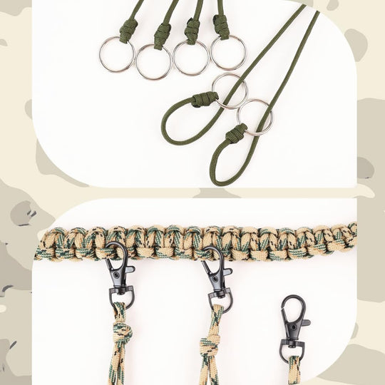 Paracord Game Duck Carrier 12 Drops Slip Ring Bird Tote Waterfowl Goose Hanger (MOQ 10 Sets)