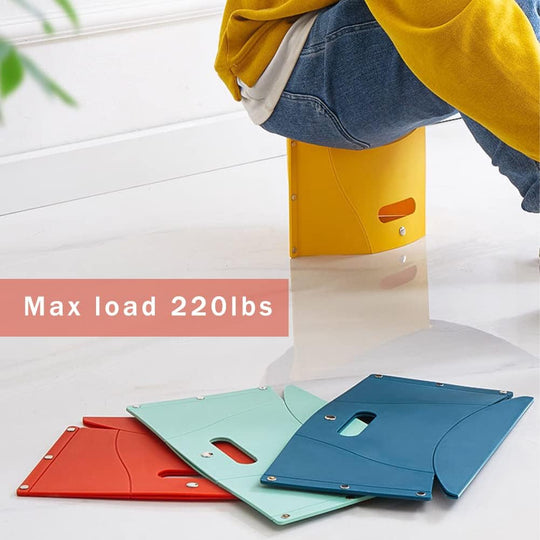 Multifunctional Portable Chair Home Travel Outdoor Portable Folding Stool Hand Basket Folding Stool (MOQ 10 Sets)