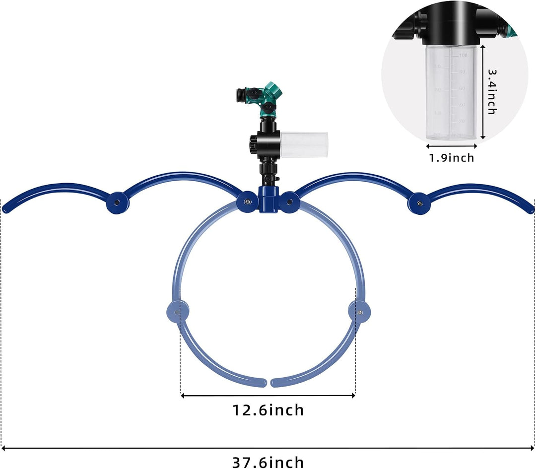 Deep Root Watering Ring – Outdoor Sprinkler 360° System
