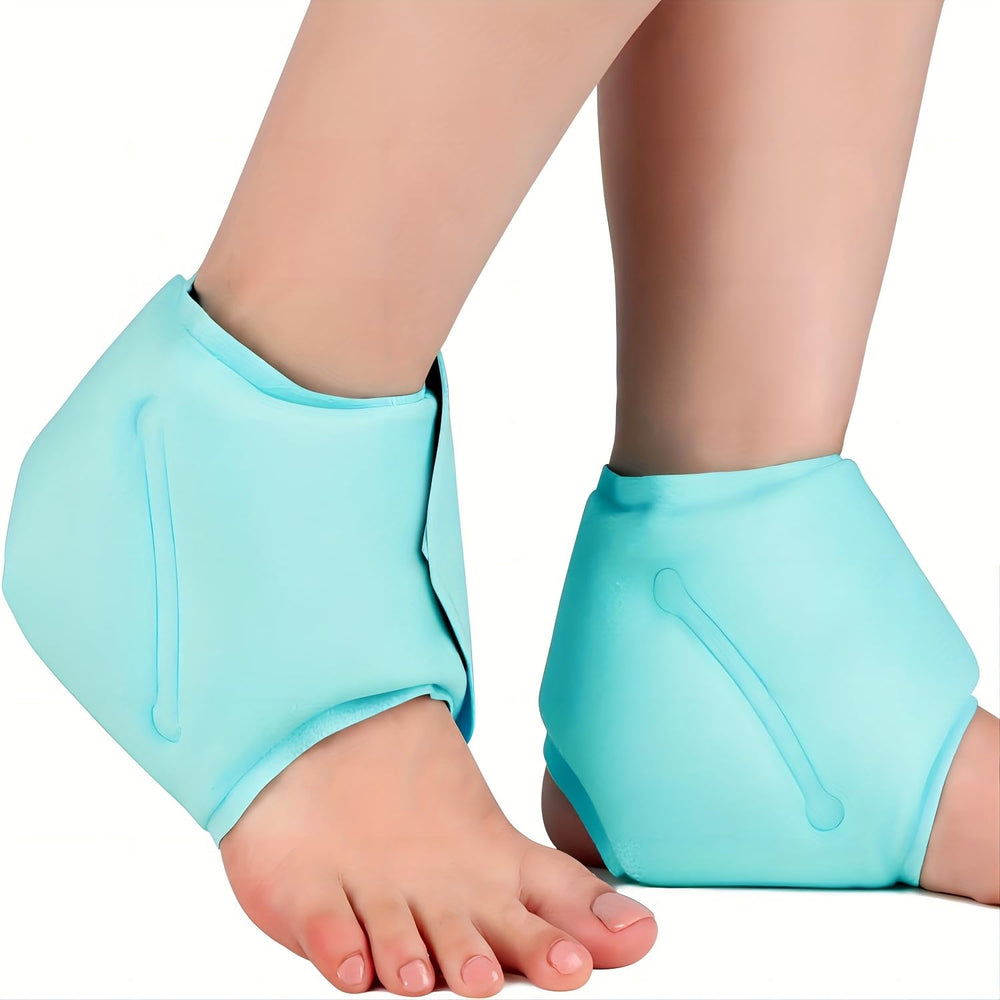 Reusable Cold Compression Ankle Ice Pack Wrap (MOQ 10 Pairs)