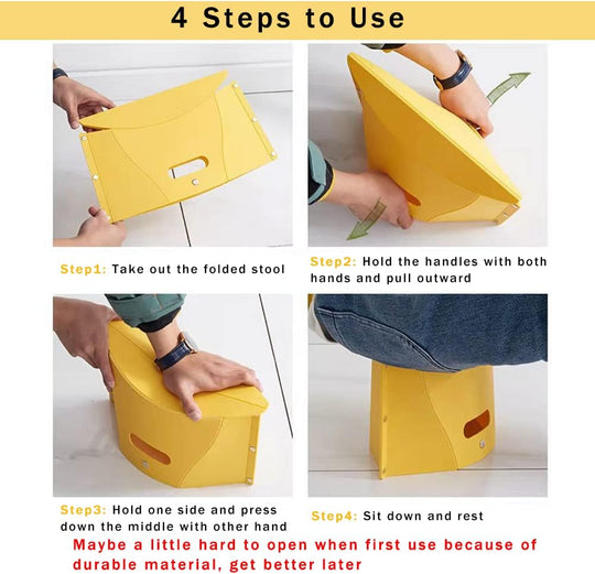 Multifunctional Portable Chair Home Travel Outdoor Portable Folding Stool Hand Basket Folding Stool (MOQ 10 Sets)