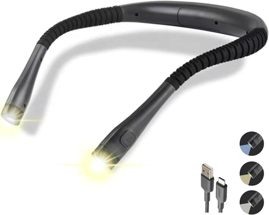 Flexible Arms-Rechargeable-Type-C USB-Long Battery Life