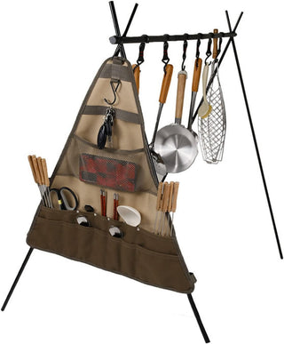 Multi-functional Camping Tableware Storage Bag Canvas (MOQ 10 Sets)