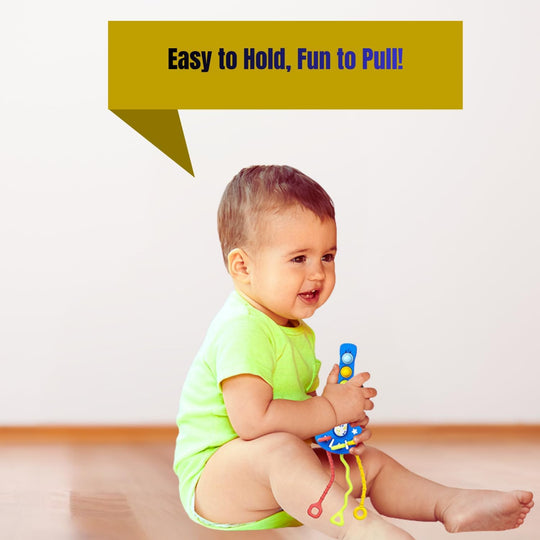 Montessori Pull String Toy activity Fidget Toy for Babies (MOQ 10 Sets)