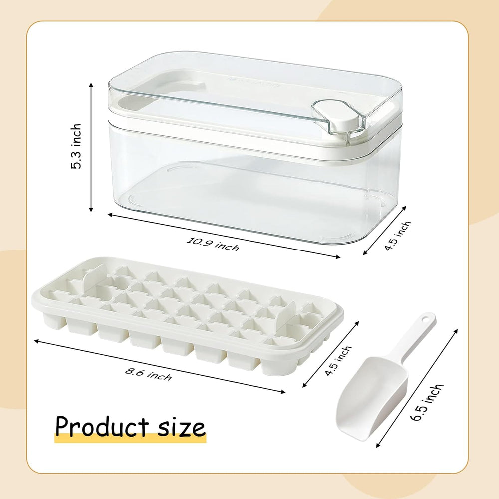 Summer DIY Ice Cube Tray Mold Lattice 2 Pack Freezer (MOQ 10 Sets)