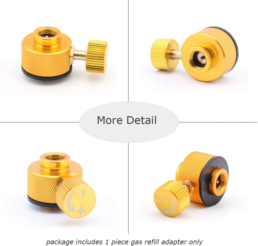 Gas Refill Adapter Filling Butane Canister Hiking Equipment Propane Adapter (MOQ 10 Sets)