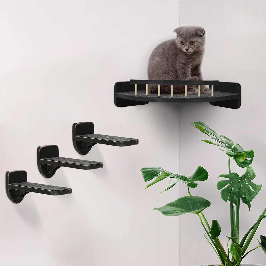 Cat Wall Furniture Climbing Shelf Scratching Post for Sleeping