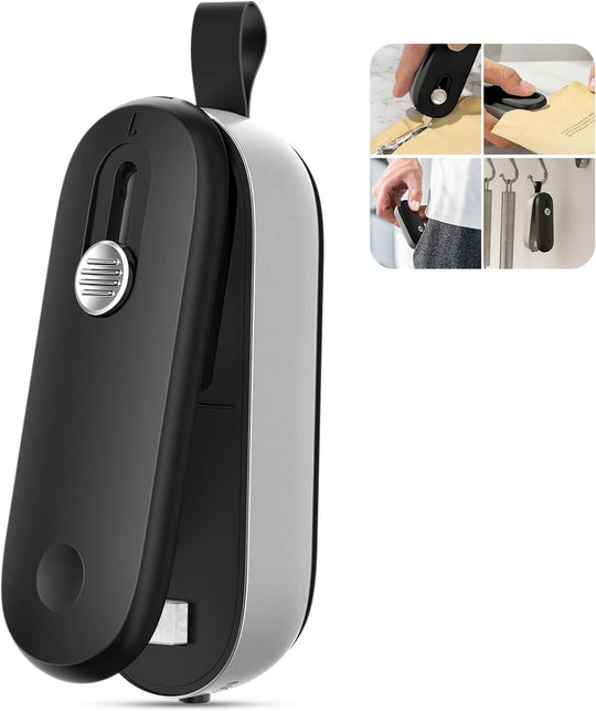 Heat Seal & Cutter with Lanyard, Portable Handheld Chip Bag (MOQ 10 Pcs)
