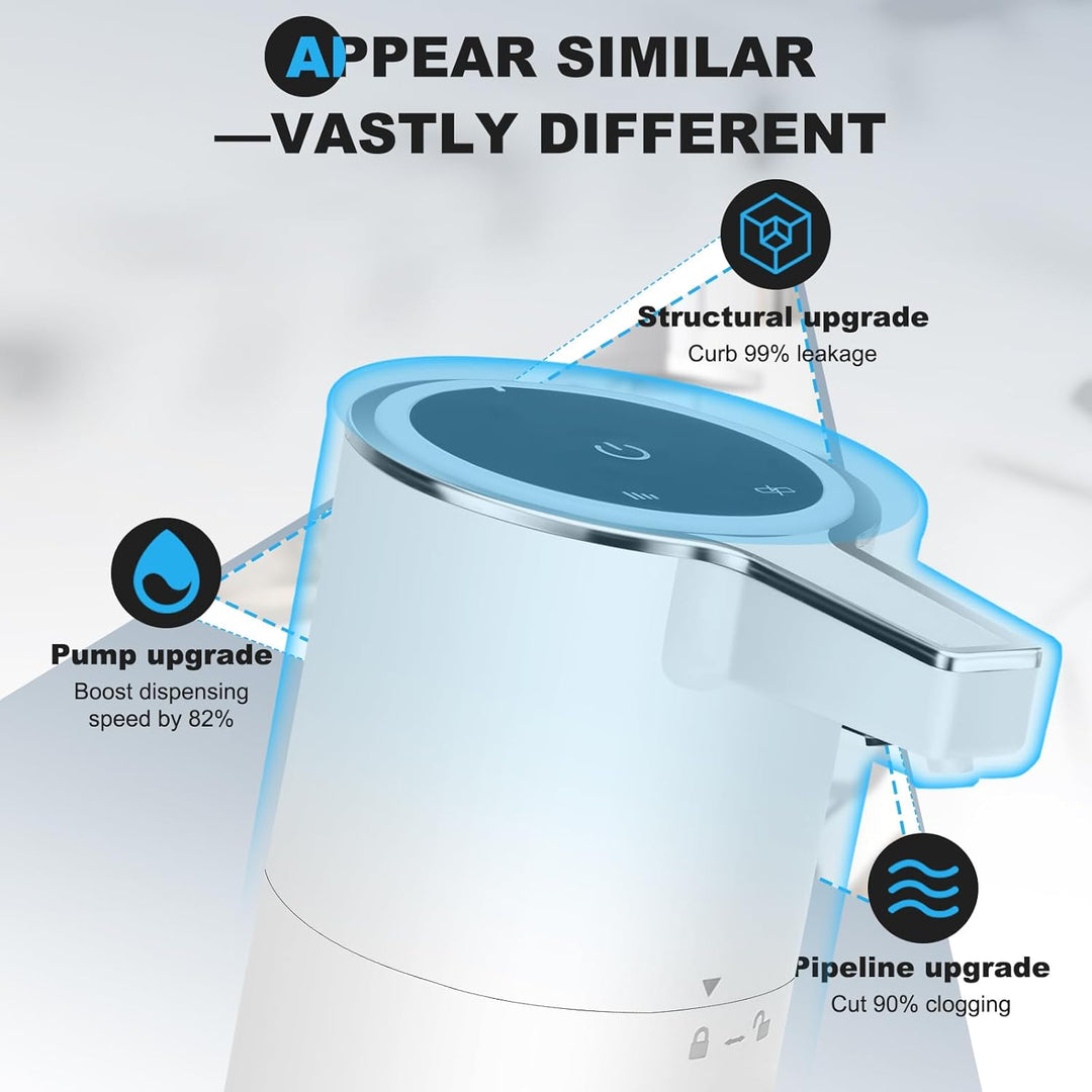 Automatic Soap Dispenser Liquid Touchless 13.52oz/400ml Wall USB Rechargeable (MOQ 10 Sets)