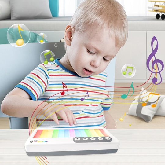 Baby Piano Toy Music & Sound Light Up Musical Toys for Toddlers 1-3, Early Learning Educational Piano Keyboard