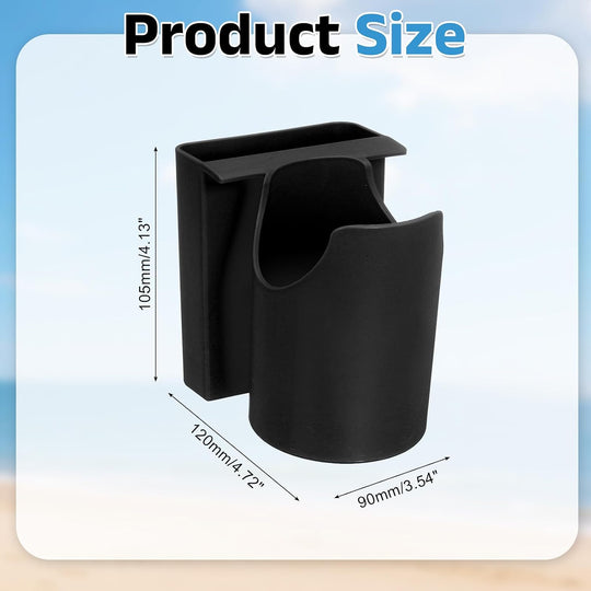 Beach Tote Organizer 2-in-1 — Cup, Water Bottle & Phone Holder Accessory for Sand-Free Storage (MOQ 10 Sets)