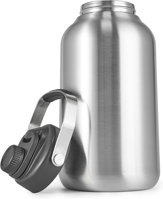 Stainless Steel 1 Gal Insulated Water Bottle For Hot & Cold Drinks