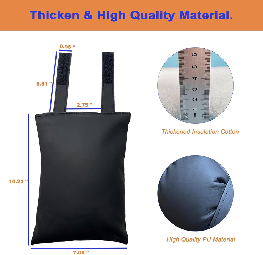 Winter Outdoor Sports & Entertainment Product Leather Faucet Antifreeze Protective Cover (MOQ 10 Pairs)
